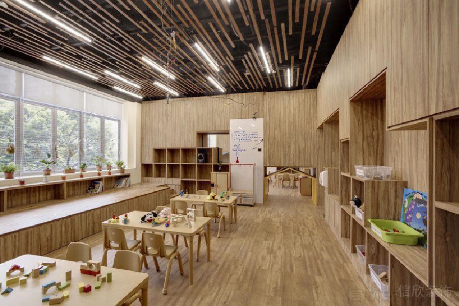 深圳學(xué)思早教中心裝修設(shè)計_信欣幼兒園學(xué)校裝修設(shè)計