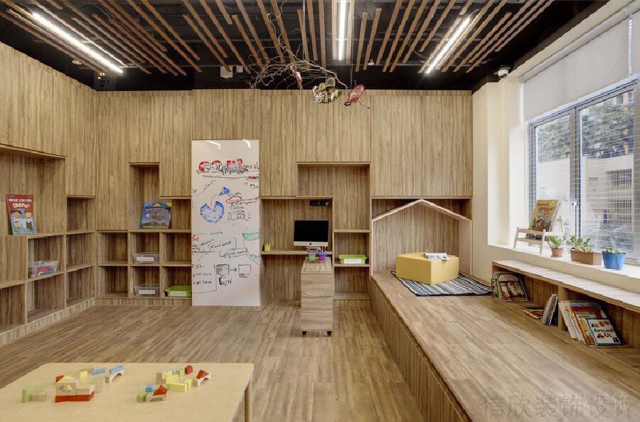深圳學(xué)思早教中心裝修設(shè)計_信欣幼兒園學(xué)校裝修設(shè)計