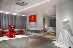龍華現(xiàn)代辦公室裝修設計圖