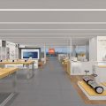 小米支架店鋪裝修設(shè)計(jì)過(guò)道
