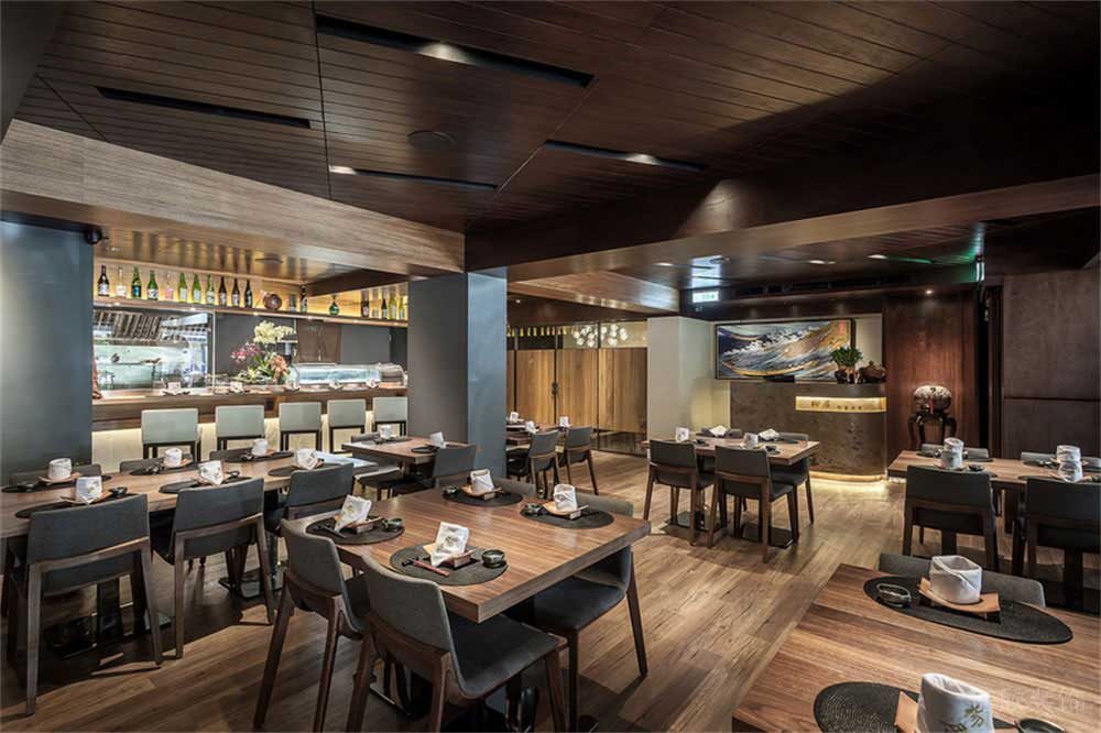 深圳寶安簡約風(fēng)中餐廳裝修設(shè)計案例家具組合