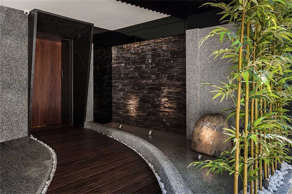 深圳寶安簡約風(fēng)中餐廳裝修設(shè)計案例門頭形象
