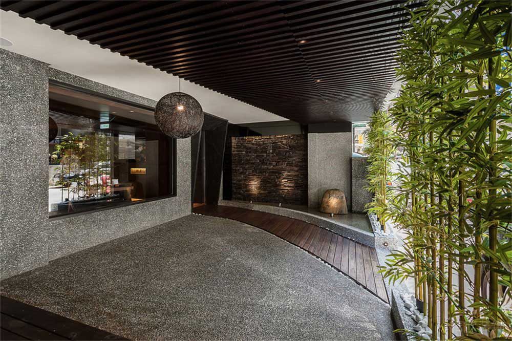 深圳寶安簡約風(fēng)中餐廳裝修設(shè)計案例藝術(shù)園林庭院