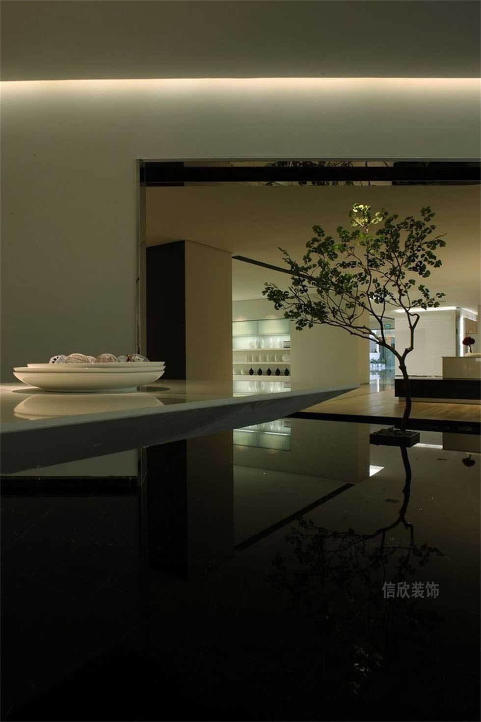 歐派櫥柜門店吧臺(tái)裝修圖