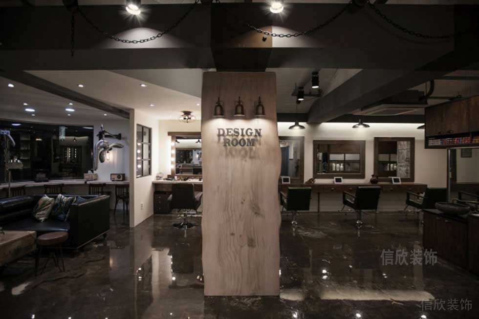 深圳龍華美發(fā)店大廳設(shè)計