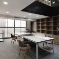 深圳羅湖200平方現(xiàn)代工業(yè)風復式辦公室裝修辦公區(qū)效果圖