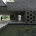 原生態(tài)雅致茶院暗系池塘外景設(shè)計(jì)裝修