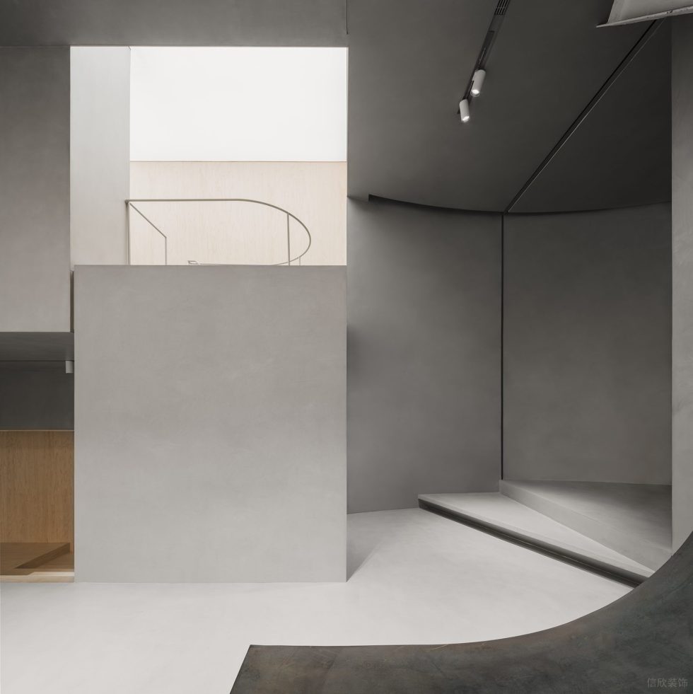 Aether以太地毯展廳裝修設(shè)計(jì) 白色及灰色地毯展示